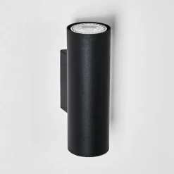 Applique murale Zuoz Noir, 2 lumières