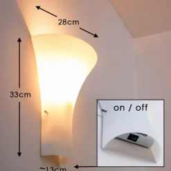 Applique Nerola Blanc, 1 lumière