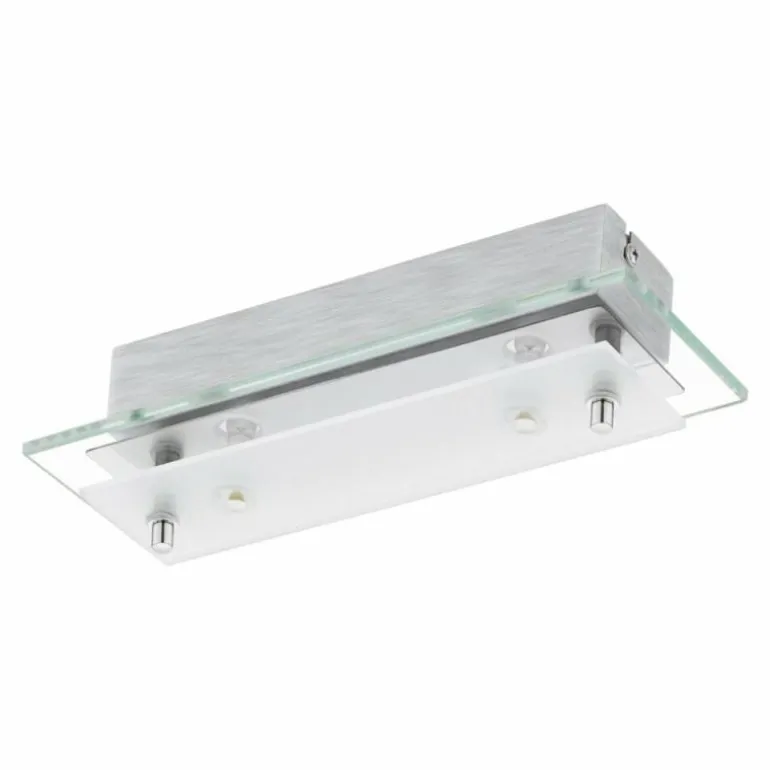 Applique ou plafonnier Eglo FRES 2 LED Chrome, 2 lumières