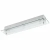 Applique ou plafonnier Eglo FRES 2 LED Chrome, 3 lumières