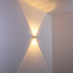 Applique Sapri Argenté, 1 lumière