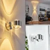 Applique Sapri Chrome brossé, 1 lumière