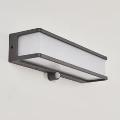 applique solaire Burseryd LED Anthracite, 1 lumière, Détecteur de mouvement