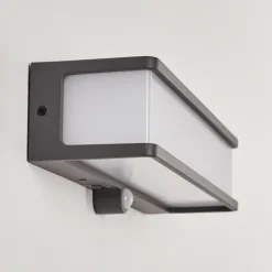 applique solaire Burseryd LED Anthracite, 1 lumière, Détecteur de mouvement