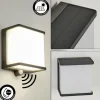 applique solaire Burseryd LED Noir, 1 lumière, Détecteur de mouvement