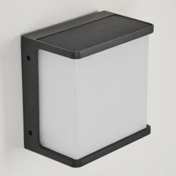 applique solaire Burseryd LED Noir, 1 lumière, Détecteur de mouvement