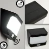 applique solaire Colchagua LED Noir, Blanc, 1 lumière, Détecteur de mouvement