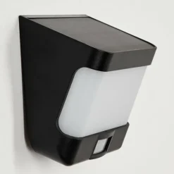 applique solaire Colchagua LED Noir, Blanc, 1 lumière, Détecteur de mouvement