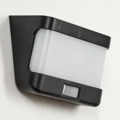 applique solaire Colchagua LED Noir, Blanc, 1 lumière, Détecteur de mouvement