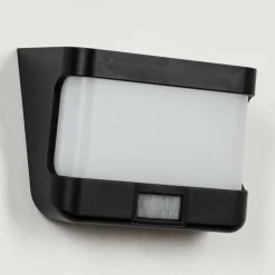 applique solaire Colchagua LED Noir, Blanc, 1 lumière, Détecteur de mouvement
