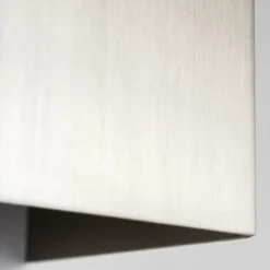Applique Tabera Acier brossé, 2 lumières