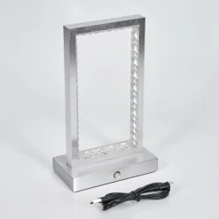 Arufe Lampe à poser LED Argenté, 1 lumière