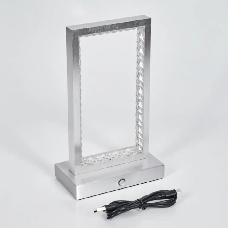 Arufe Lampe à poser LED Argenté, 1 lumière