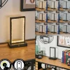 Arufe Lampe à poser LED Noir, 1 lumière