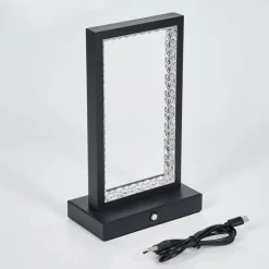 Arufe Lampe à poser LED Noir, 1 lumière