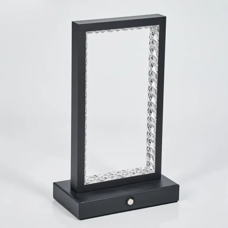 Arufe Lampe à poser LED Noir, 1 lumière