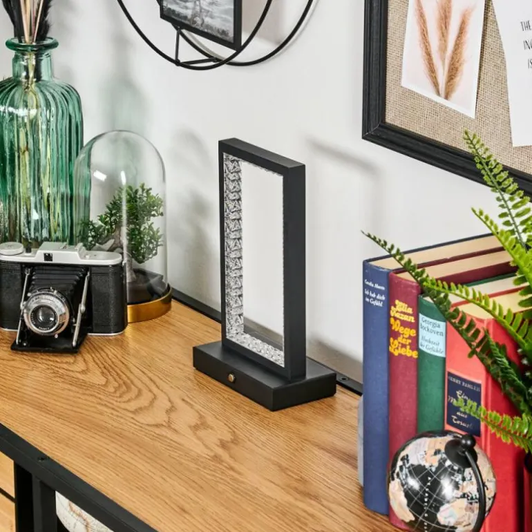 Arufe Lampe à poser LED Noir, 1 lumière