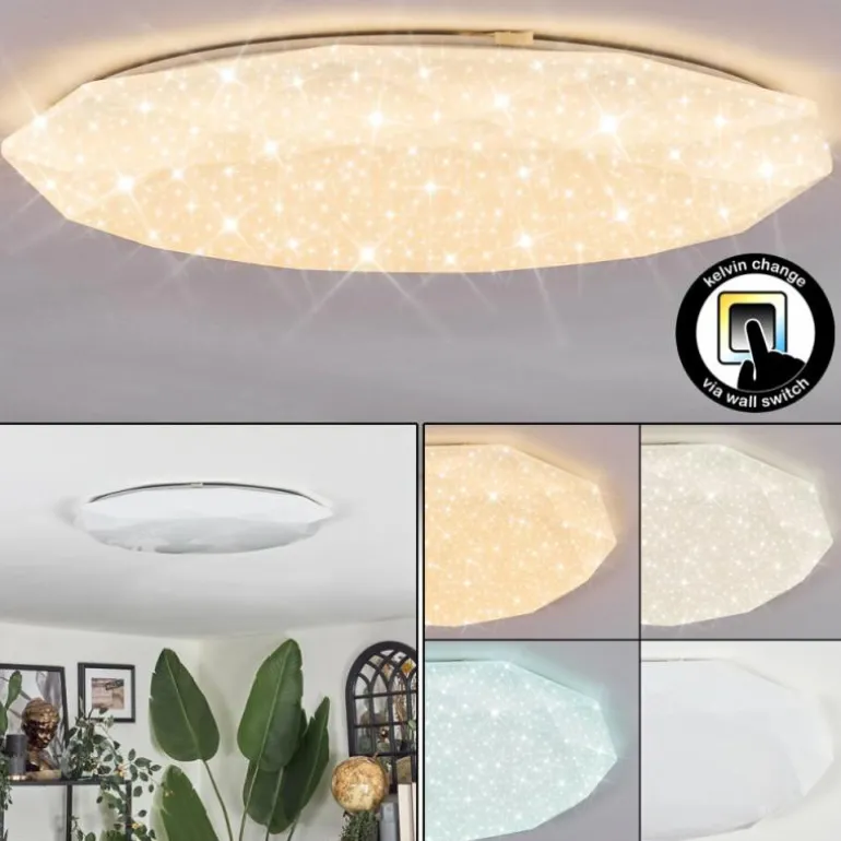 Arzel Plafonnier LED Blanc, 1 lumière