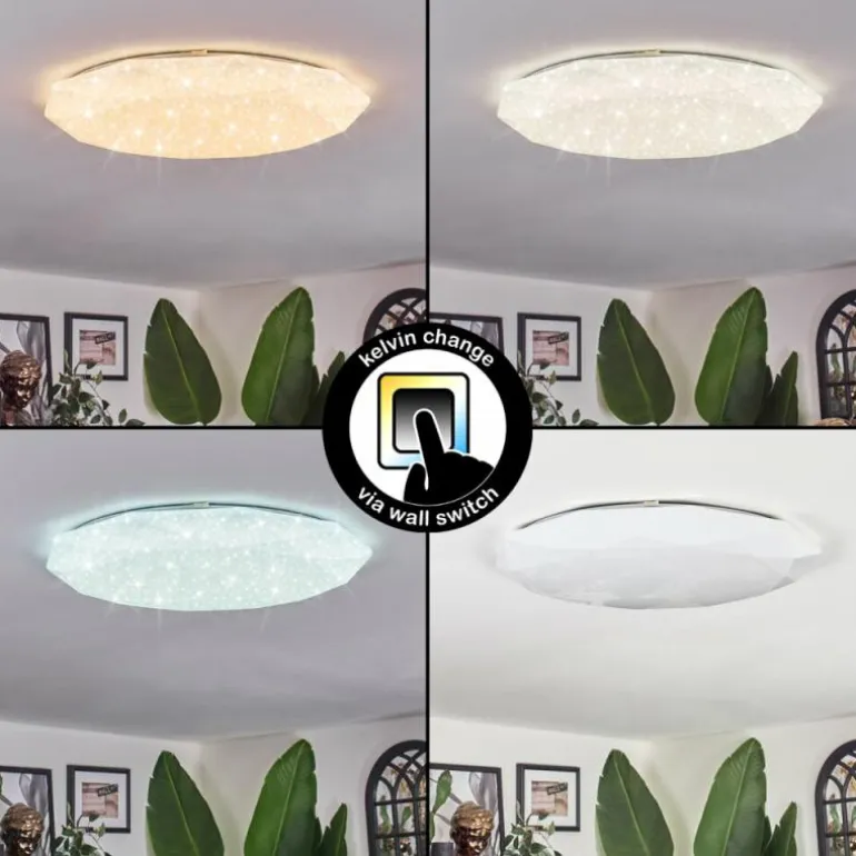 Arzel Plafonnier LED Blanc, 1 lumière