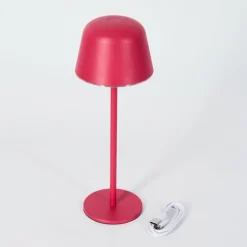 Asen Lampe de table d'extérieur, Lampe à poser LED Rose, 1 lumière