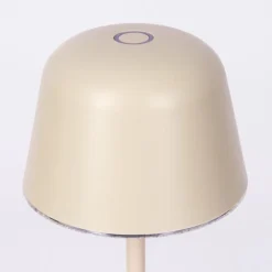 Asen Lampe de table d'extérieur, Lampe à poser LED Beige, 1 lumière