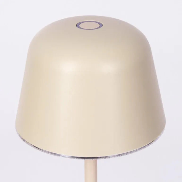 Asen Lampe de table d'extérieur, Lampe à poser LED Beige, 1 lumière