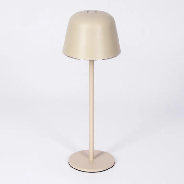 Asen Lampe de table d'extérieur, Lampe à poser LED Beige, 1 lumière