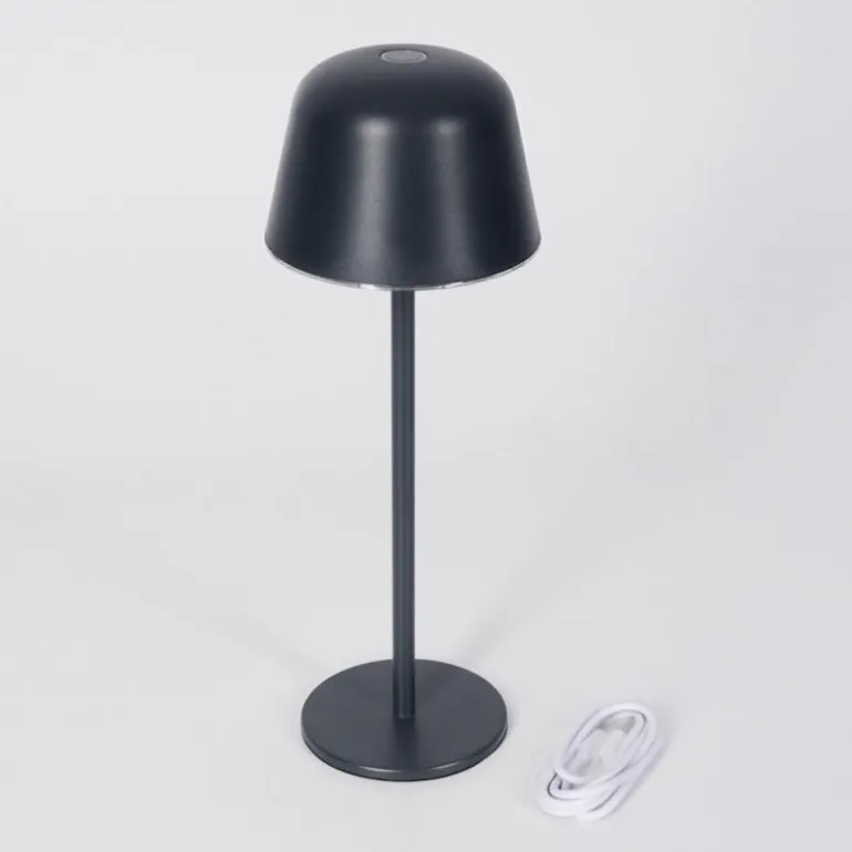Asen Lampe de table d'extérieur, Lampe à poser LED Noir, 1 lumière