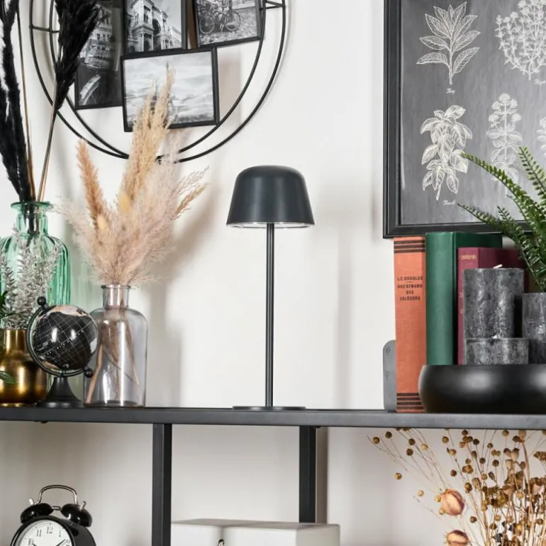 Asen Lampe de table d'extérieur, Lampe à poser LED Noir, 1 lumière