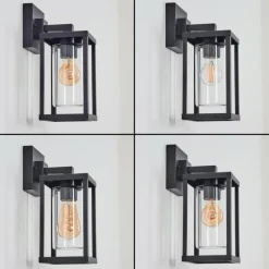 Avete Lampe murale d´extérieur Noir, 1 lumière