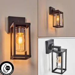 Avete Lampe murale d´extérieur Noir, 1 lumière