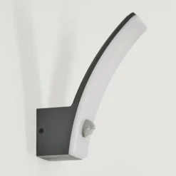 Azia Lampe murale d´extérieur LED Anthracite, 1 lumière, Détecteur de mouvement
