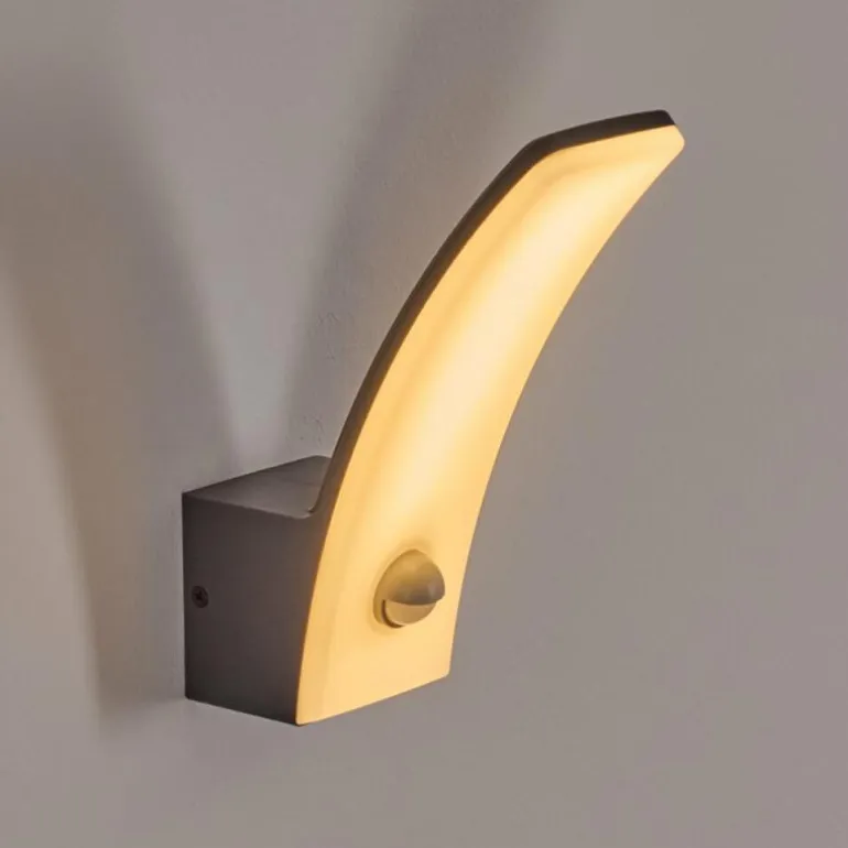 Azia Lampe murale d´extérieur LED Anthracite, 1 lumière, Détecteur de mouvement