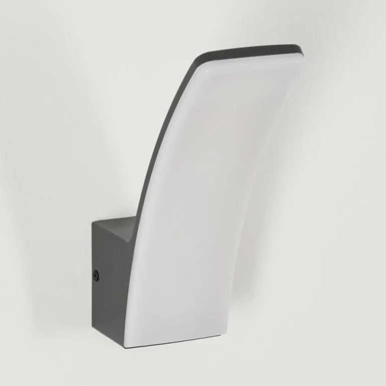 Azia Lampe murale d´extérieur LED Anthracite, 1 lumière