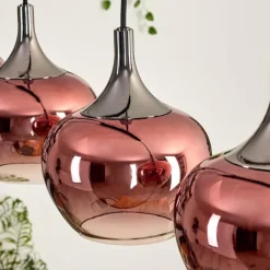 Azurara Suspension, Boule lumineuse, Suspension Noir, 4 lumières