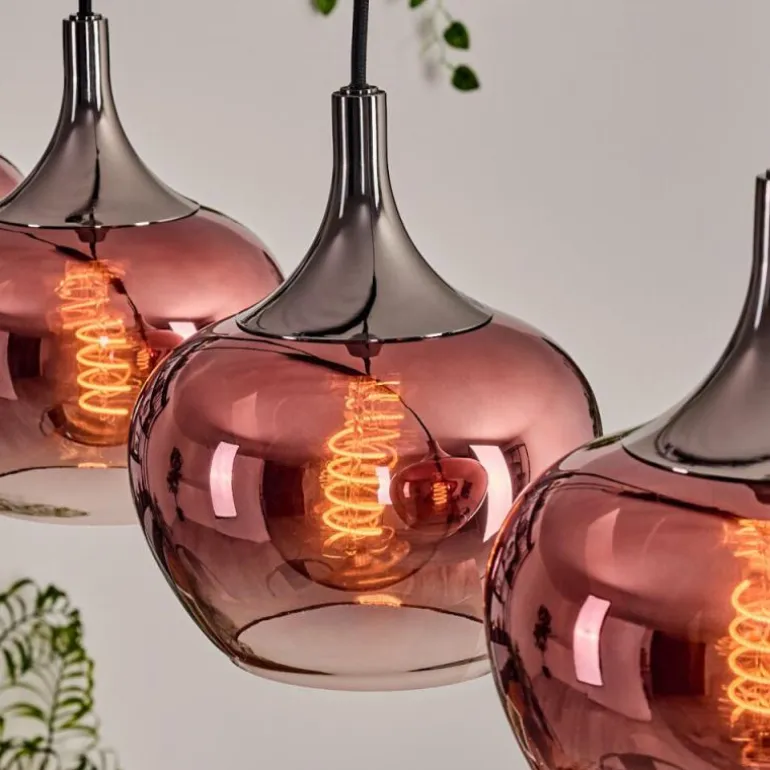 Azurara Suspension, Boule lumineuse, Suspension Noir, 4 lumières