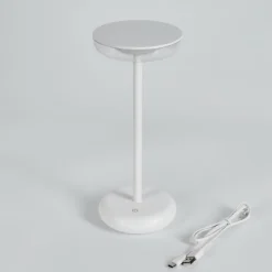 Baigorrita Lampe à poser LED Blanc, 1 lumière