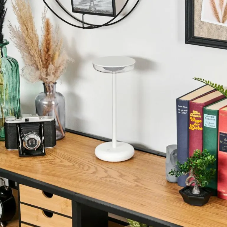 Baigorrita Lampe à poser LED Blanc, 1 lumière