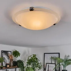 Balan Plafonnier Blanc, 1 lumière