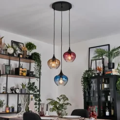 Ballebro Suspension, Suspension Noir, 3 lumières