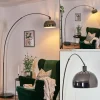 Baloca Lampadaire Chrome, Noir, 1 lumière