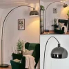 Baloca Lampadaire Chrome, Noir, 1 lumière