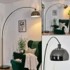 Baloca Lampadaire Chrome, Noir, 1 lumière