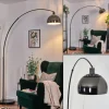 Baloca Lampadaire Chrome, Noir, 1 lumière