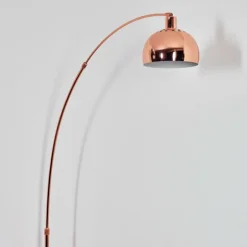 Baloca Lampadaire Cuivre, Noir, 1 lumière