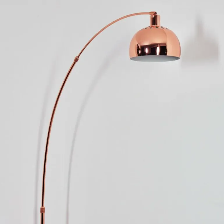 Baloca Lampadaire Cuivre, Noir, 1 lumière