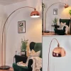 Baloca Lampadaire Cuivre, Noir, 1 lumière