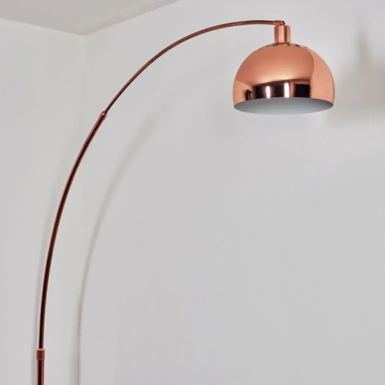 Baloca Lampadaire Cuivre, Noir, 1 lumière