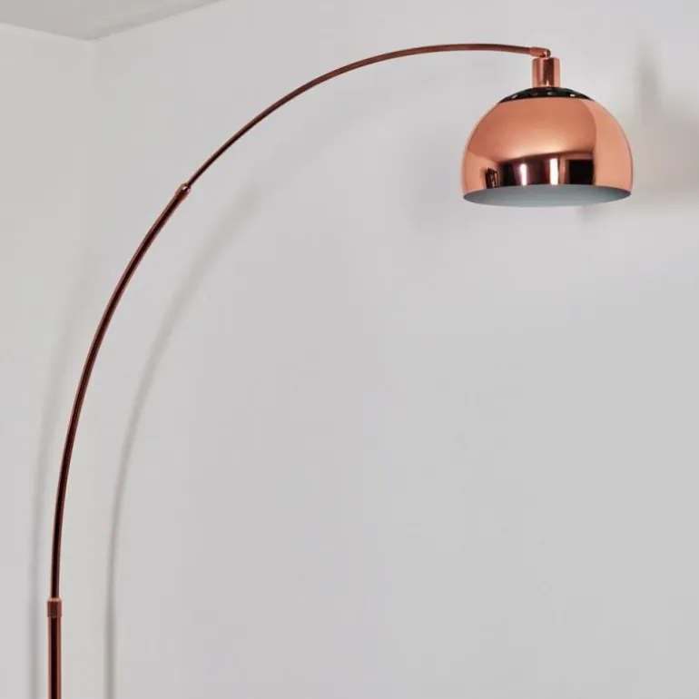 Baloca Lampadaire Cuivre, Noir, 1 lumière