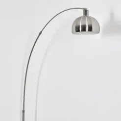 Baloca Lampadaire Nickel mat, Noir, 1 lumière